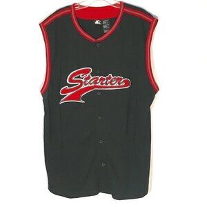 VTG STARTER Sleeveless Baseball Jersey Mens Large